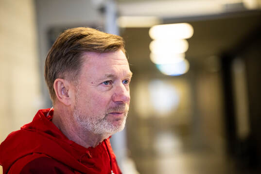 Head coach Peter Gerhardsson