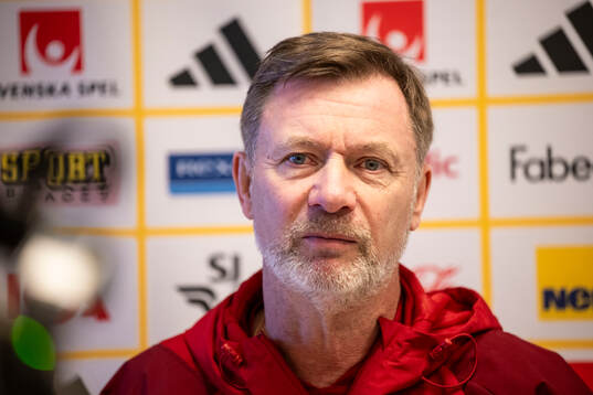 Head coach Peter Gerhardsson