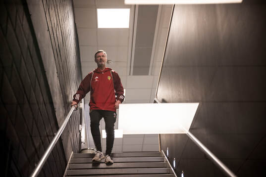 Head coach Peter Gerhardsson