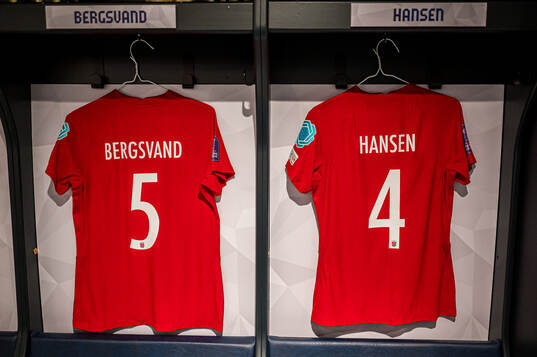 The shirt of Guro Bergsvand and Tuva Hansen of Norway
