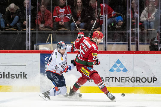 Växjös Manuel Ågren och MoDos Sam Vigneault