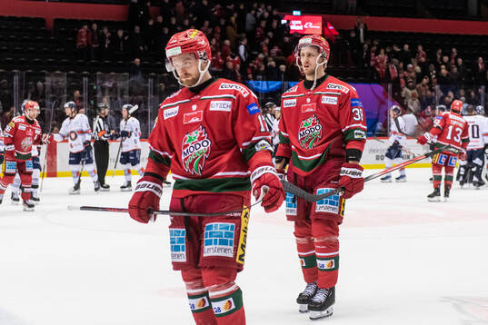 MoDos Riley Woods och Johan Södergran deppar
