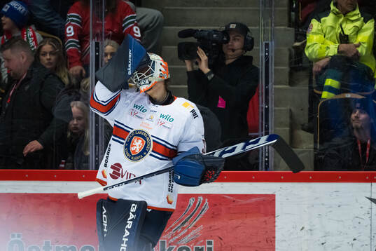 Växjös målvakt Emil Larmi