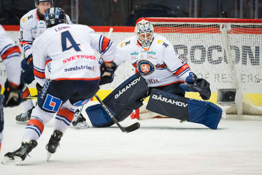 Växjös målvakt Emil Larmi