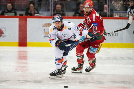 Växjös Tobias Rieder och MoDos Josh Dickinson