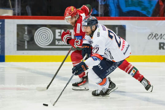 Växjös Tobias Rieder och MoDos Josh Dickinson