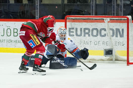 Växjös målvakt Emil Larmi