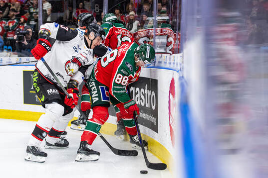Malmö Redhawks Fredrik Händemark och Frölundas Malte