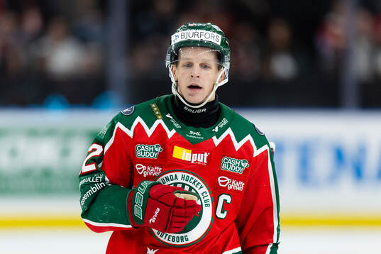 Frölundas Max Friberg deppar