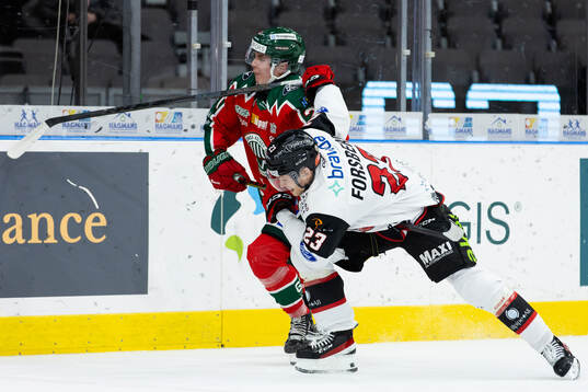 Frölundas Jere Innala och Malmö Redhawks Christoffer