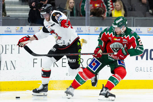 Malmö Redhawks Kim Rosdahl och Frölundas Christian Folin