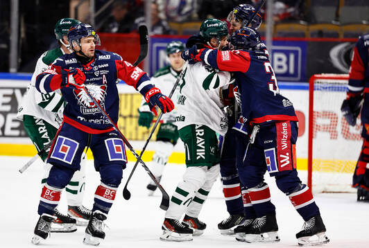 Linköpings Broc Little och Jesper Pettersson