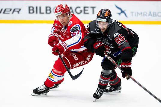 Timrås Anton Wedin och Örebros Mathias Bromé