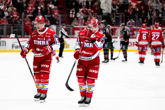 Timrås Didrik Strömberg och Axel Rindell deppar