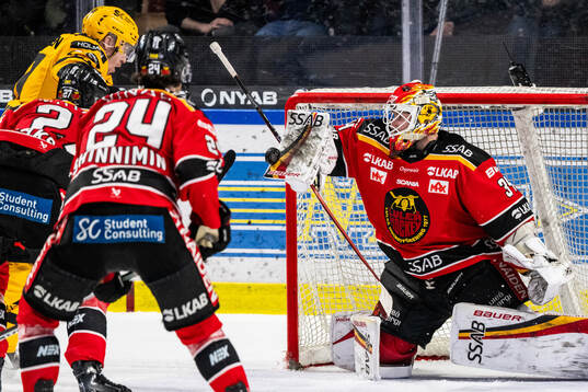 Luleås målvakt Joel Lassinantti