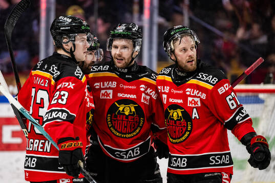 Luleås Jesper Sellgren, Jack Connolly, Einar Emanuelsson