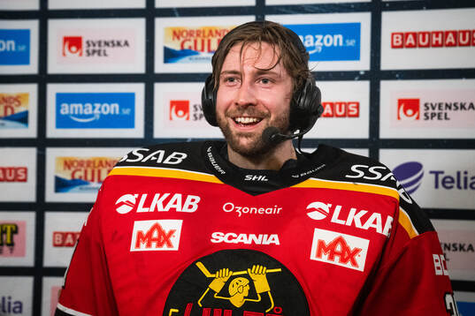 Luleås målvakt Joel Lassinantti