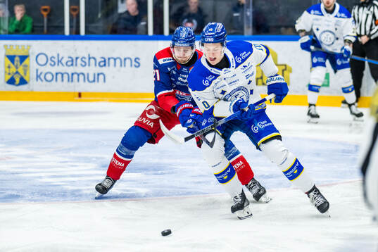 Oskarshamns Hampus Karlsson och Leksands Anton Johansson
