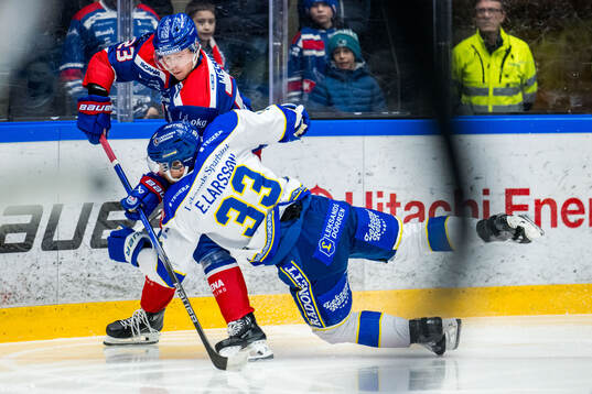 Oskarshamns Gustaf Westlund och Leksands Eddie Larsson