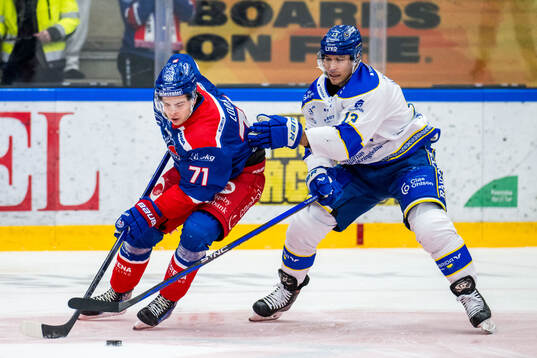 Oskarshamns Viktor Lodin och Leksands Jon Knuts