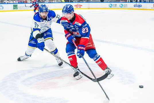 Leksands Marek Hrivik och Oskarshamns Gustaf Westlund