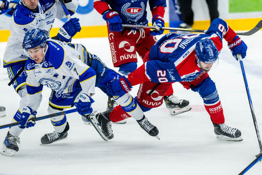 Leksands Marcus Karlberg och Oskarshamns Hynek Zohorna