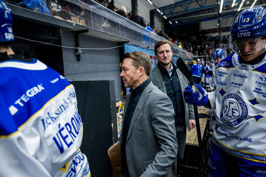 Leksands tränare Charles Berglund