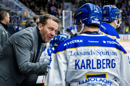 Leksands tränare Charles Berglund