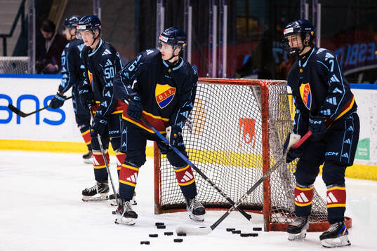 Djurgårdens Arvid Bergström och Victor Eklund