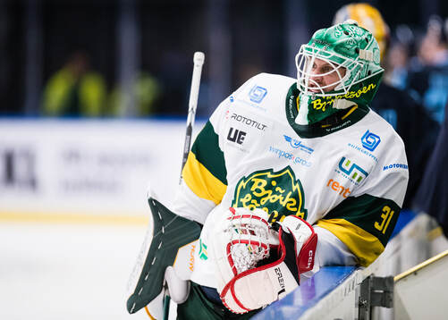 Björklövens målvakt Niklas Svedberg