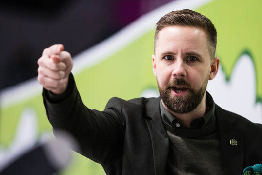 Björklövens huvudtränare Viktor Stråhle
