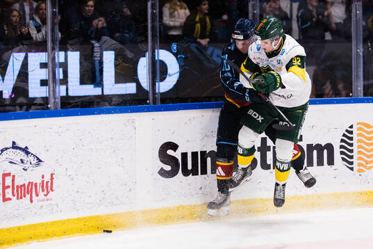Djurgårdens Jakob Ragnarsson och Björklövens Viljami