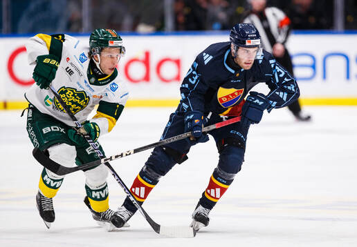 Björklövens Fredric Weigel och Djurgårdens Anton Gradin