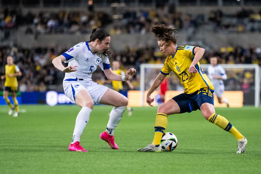 Marija Milinkovic of Bosnia and Herzegovina and Pauline