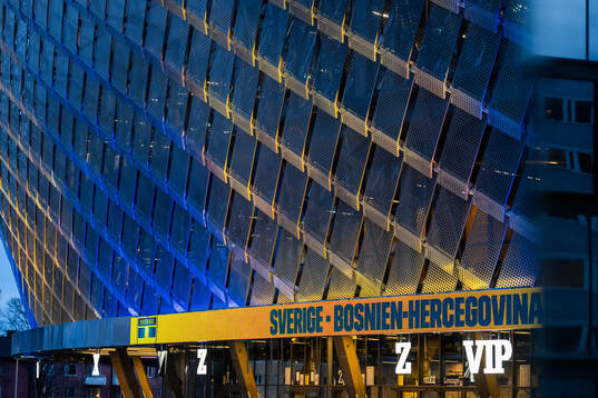 Exterior view of Tele2 Arena