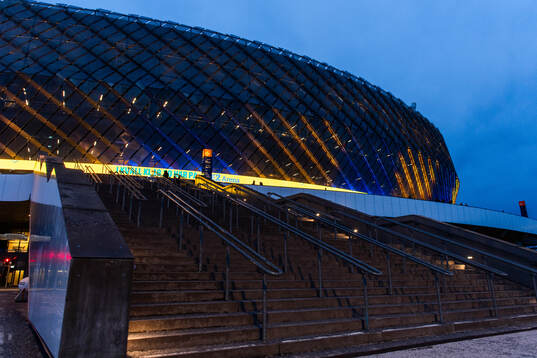Exterior view of Tele2 Arena