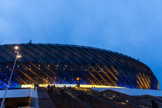Exterior view of Tele2 Arena