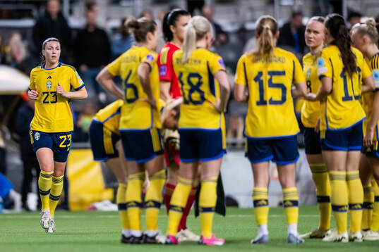 Pauline Hammarlund of Sweden is substituted