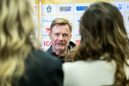 Head coach Peter Gerhardsson of Sweden