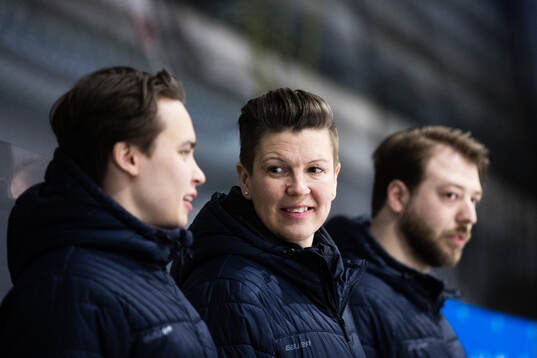 Frölundas tränare Erika Holst