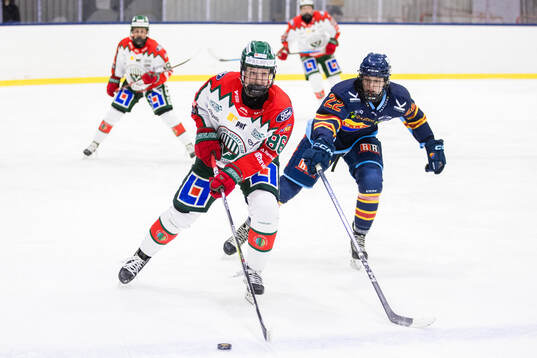Frölundas Tuva Kandell och Djurgårdens Tereza Plosova
