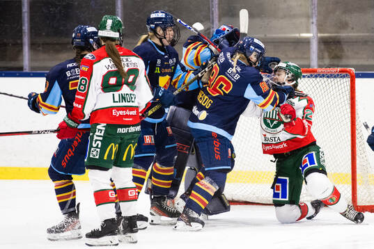 Djurgårdens Linnea Natt Och Dag (v), målvakt Lia Leiderö