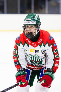 Frölundas Michelle Karvinen jublar