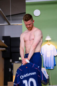 under en porträttfotografering med Malmö FF