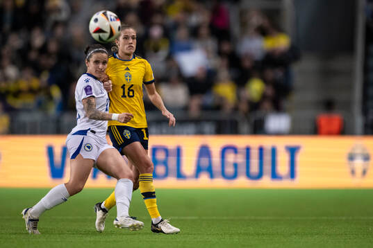 Aida Hadžic of Bosnia and Herzegovina and Filippa