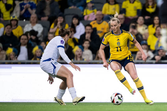 Stina Blackstenius of Sweden