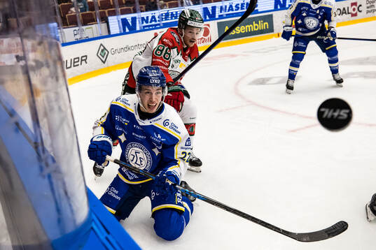 Leksands Lukas Vejdemo och Frölundas Malte Strömwall