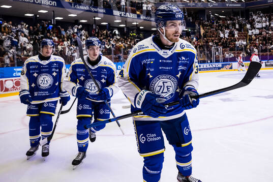 Leksands Peter Cehlarik jublar