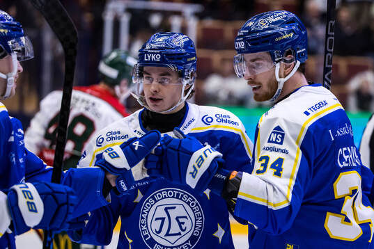 Leksands Peter Cehlarik jublar