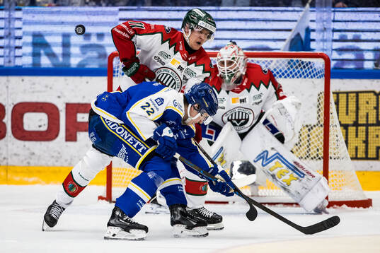 Frölundas Erik Borg och Leksands Lukas Vejdemo